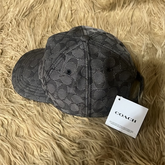 Coach Baseball Hat In Metallic Signature - Picture 11 of 13
